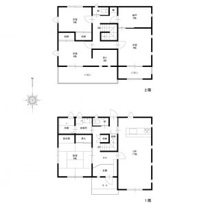 北長瀬表町物件-平面図